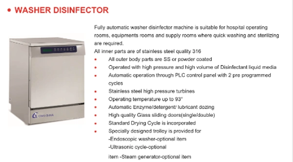 Washer Disinfector